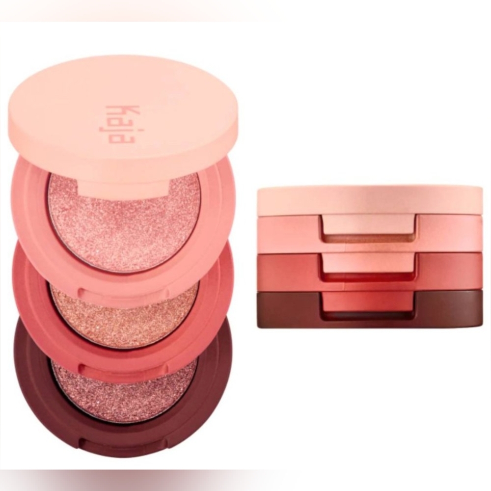 5/75$ Kaja Bento beauty bouncy shimmer eyeshadow trio (02 orange blossom)